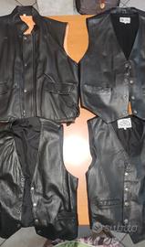 gilet in pelle 