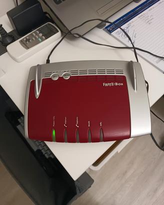 Fritz AVM Router 7490 accessori e scatola