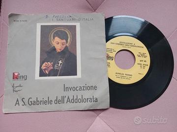 Disco 45 giri Invocazione a San Gabriele