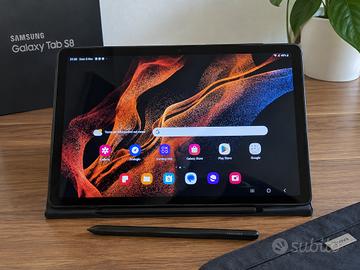 Samsung Galaxy Tab S8 256GB WiFi+S Pen+Custodie