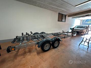 Carrello trasporto barca satellite 2800 kg