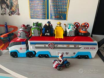 Camion e veicoli e personaggi Paw Patrol