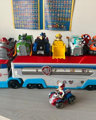 Camion e veicoli e personaggi Paw Patrol