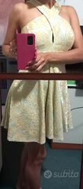 Abito Pizzo Oro T/ s