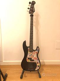 Basso Harley Benton PB-20 SBK - CUSTOM + Accessori