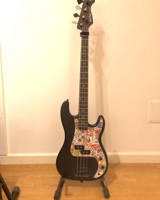 Basso Harley Benton PB-20 SBK - CUSTOM + Accessori
