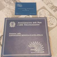 Francobolli: Alto Valore + Folder Esposizione 1985