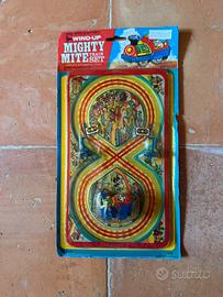 Treno latta Vintage WIND UP MIGHTY MITE Train Set