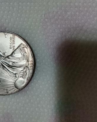 Dollaro in argento  ORIGINALE.