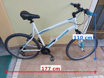MTB Rockrider Btwin 26" bianca