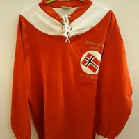 Maglia calcio retro della Norvegia anni '50.