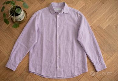 camicia zara lilla taglia s