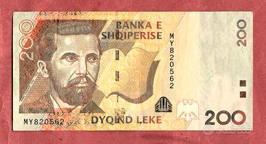 banconota- Albania-200 Leke