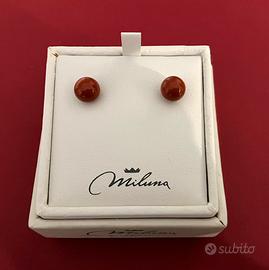 Orecchini a perno Miluna