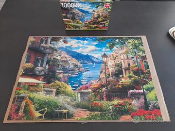 puzzle 1000 pezzi "houses on the Hill" Jumbo