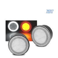 FRECCIE ANTERIORI JEEP WRANGLER JK 07-18 LED BIANC