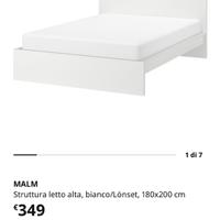 Letto Malm Ikea Nuovo