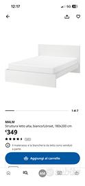 Letto Malm Ikea Nuovo