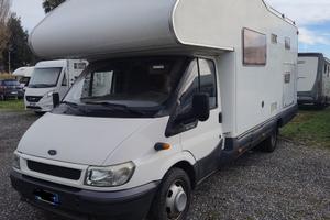 Camper mansardato Rimor su Ford transit 125 tc
