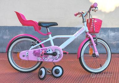bici decathlon bambina 16 pollici