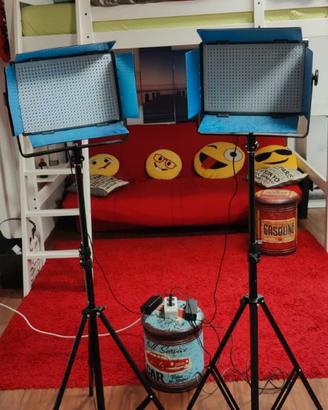 Luci Led Fotografia Studio FOTIMA FTL-680 + access