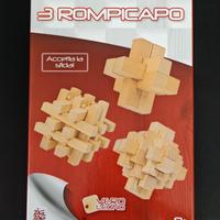 Set 3 Rompicapo in Legno Zig Zag Classic Vero Le