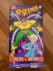 Marvel Legends Doc Ock e Zia May VHS box