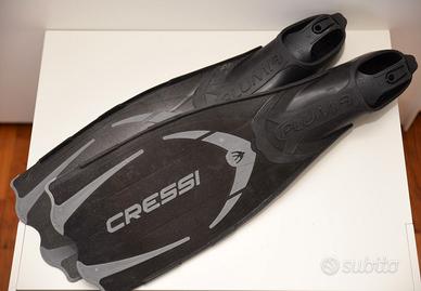 Pinne Snorkeling Cressi Pluma FINS Black/Silver 39