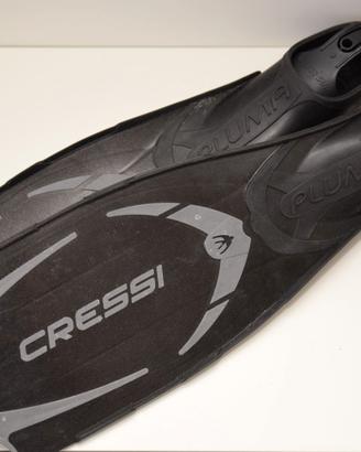 Pinne Snorkeling Cressi Pluma FINS Black/Silver 39
