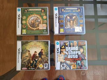 Lotto 4 Giochi Nintendo DS - GTA, Professor Layton