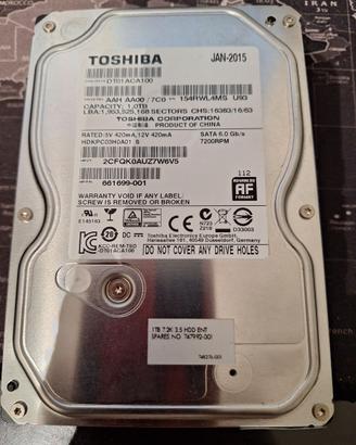 HDD SATA TOSHIBA 1.TB
