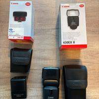 Flash canon 430ex 2 e trasmettitore multi flash