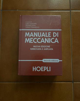 manuale di meccanica HOEPLI