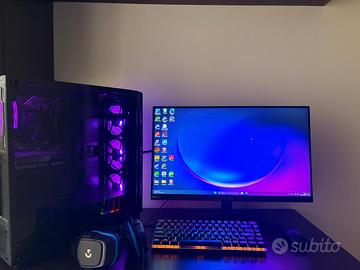 PC GAMING + MONITOR + ACCESSORI