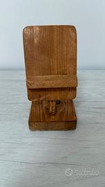 Porta telefono in legno di pino
