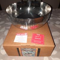 Alessi cesto acciaio porta frutta porta pane