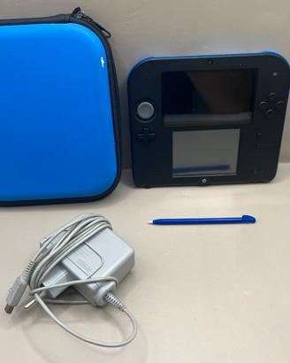Nintendo 2DS Console Completo Nero Blu