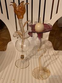 Soprammobile vetro murano soffiato