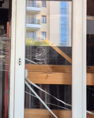 FINESTRE PVC BIANCHI DOPPIO VETRO ANTA A RIBALTA