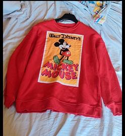 Felpa Disney Topolino, Tg S/M adulto 