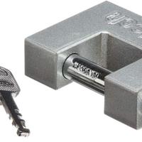 Am-Tech - Lucchetto in acciaio, 4 chiavi, 70 mm