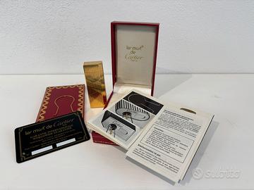 Accendino Cartier plaqueor g raro pari al nuovo