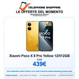 Xiaomi Poco X 8 Pro Yellow 12/512GB Nuovo