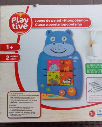 Gioco a parete Ippopotamo PLAYTIVE 1+