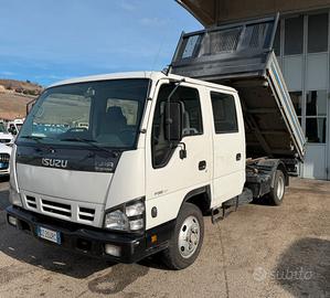 Isuzu Npr,doppia cabina 7 posti,ribaltabile 3 lati