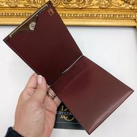 VALEXTRA PORTAFOGLIO GRIP FERMASOLDI PELLE VINTAGE