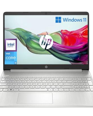 HP laptop 15s-Intel i3 12th-8gb-SSD 256Gb-Custodia