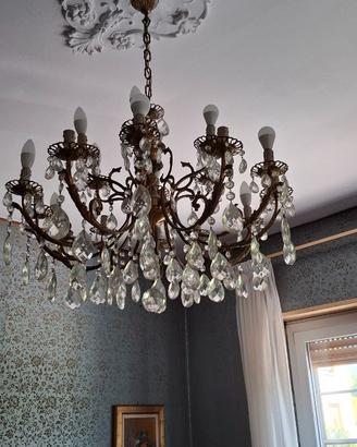 Lampadario da soffitto con gocce