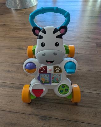 Fisher Price Carrello Zebra primi passi + Poppity 