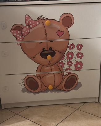 Armadio piu cassettiera bimba